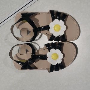Black Gymboree Size3 Sandals